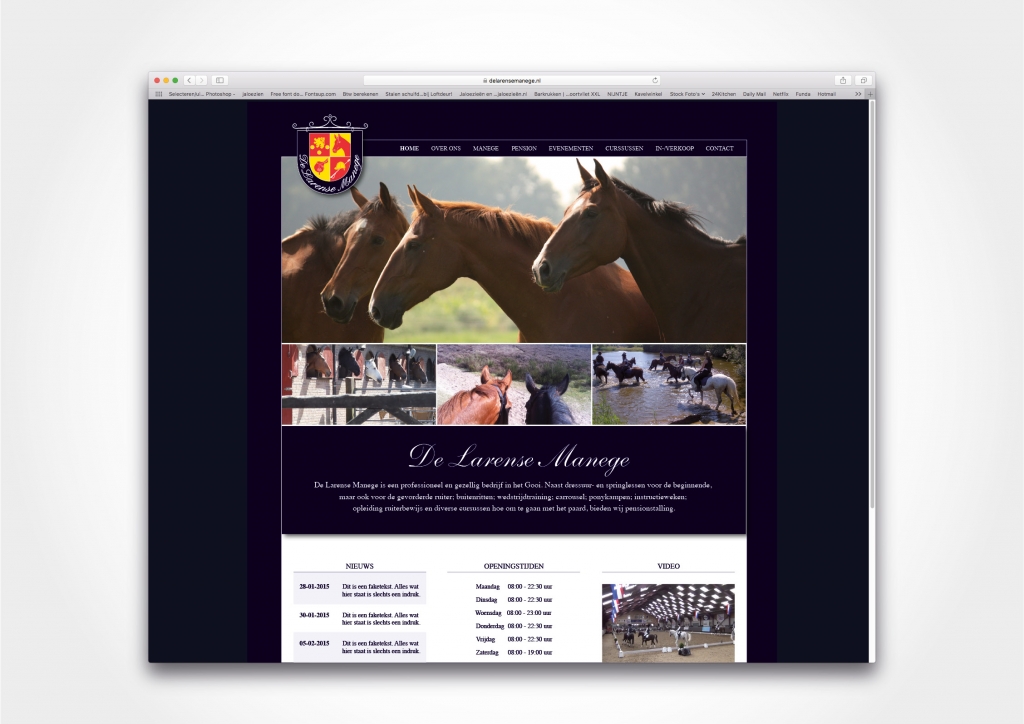 Website ontwerp
