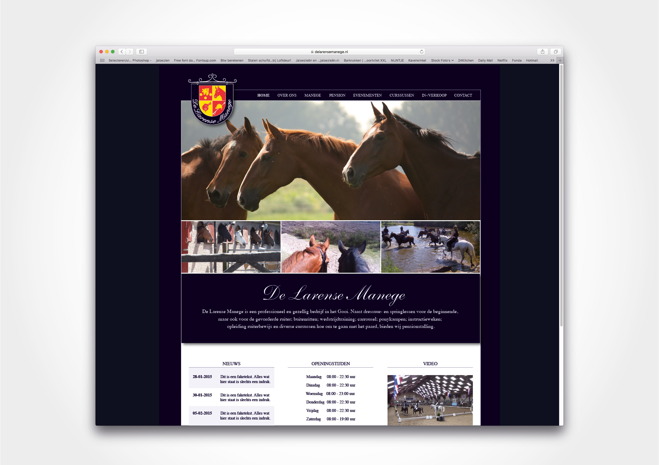 Website ontwerp